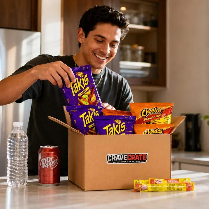 Spicy Snack Box, 16 Count Variety Pack by CraveCrate