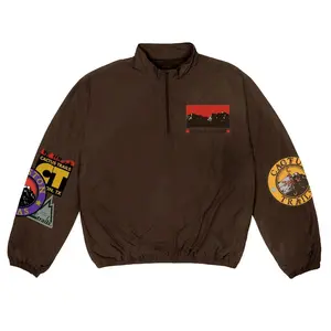 Travis Scott Cactus Trails Half-Zip Windbreaker Brown (men) by StockX