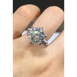 5 Carat  Moissanite 6-Prong Ring