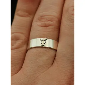 Transgender Symbol Ring