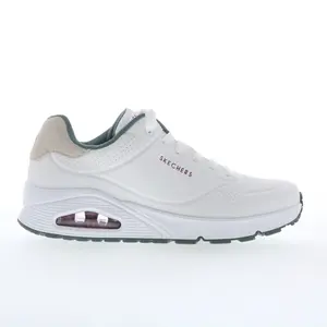 Skechers UNO - Suited On Air 183004-WGR Mens White Lifestyle Sneakers Shoes