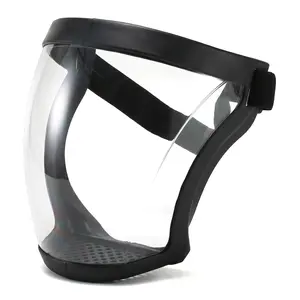 Full Face Protective Shield for Adults, Anti-Fog Safety Mask for Construction, Woodworking, Motorcycle, Cycling & Skiing, Adjustable Head Strap, Lightweight Polycarbonate Visor, Versatile Work & Outdoor Safety Gear,silicone brush