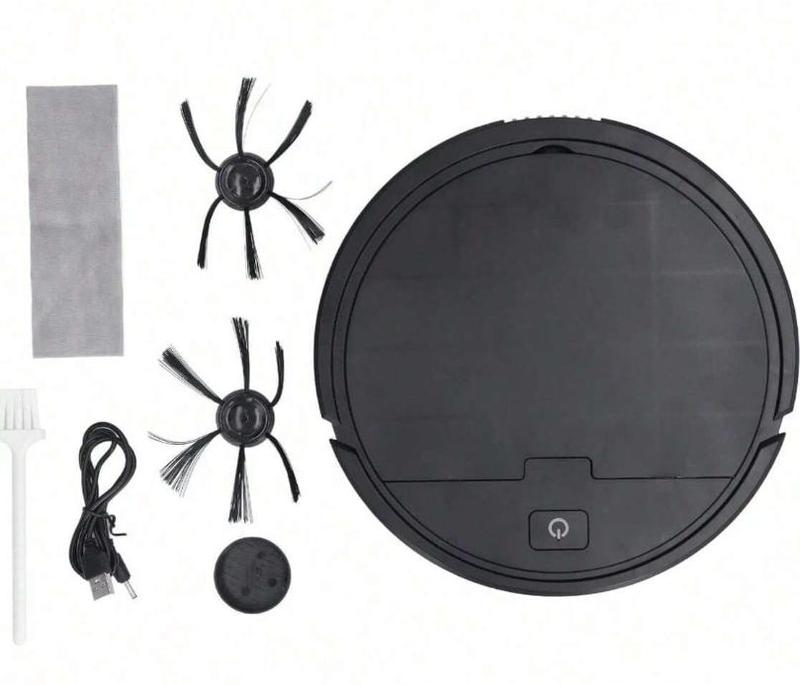 Mini NARobotic Floor Cleaner Robot - USB Rechargeable Automatic Sweeping & Mopping Robot, Effortless Cleaning for Hard-to-Reach Areas, Dry & Wet Mop for Hardwood Tile Laminate Floors