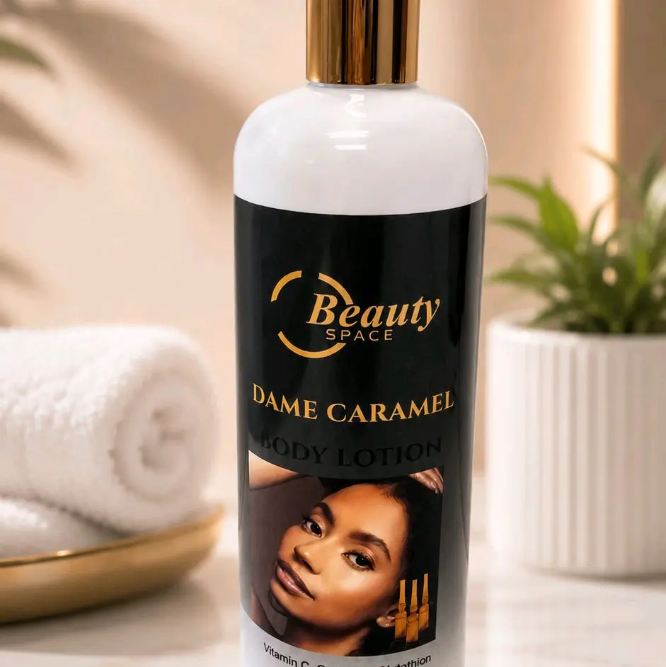Glow Natural Dame Caramel body lotion with collagen,  Glutathione & vitamin C