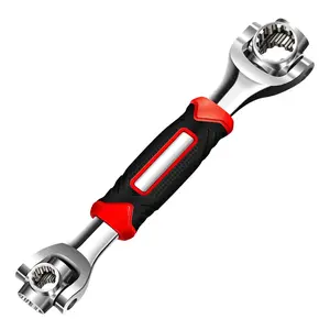 52 in 1 Universal Socket Wrench - Stainless Steel Professional Multi-Function Tool with 360 Degree Swivel Head professional grade dad gift