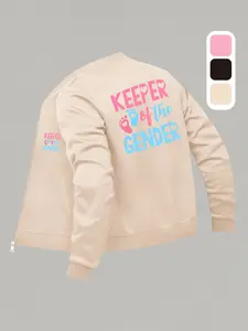 Keeper of the Gender Baseball Jacket - Perfect for Autumn & Winter, Casual Daily Wear, Fashionable Design