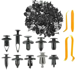 100pcs Bumper Clips FENDER TRIM Car Push Pin Rivet Fastener Retainer 9 8 7 6mm