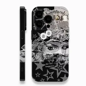 JOJO's Bizarre Adventure Manga Collage Phone Case  Star Pattern & Go! Go! Suitable for iPhone 17-11 Pro Max/Plus and  Samsung Galaxy S23-25