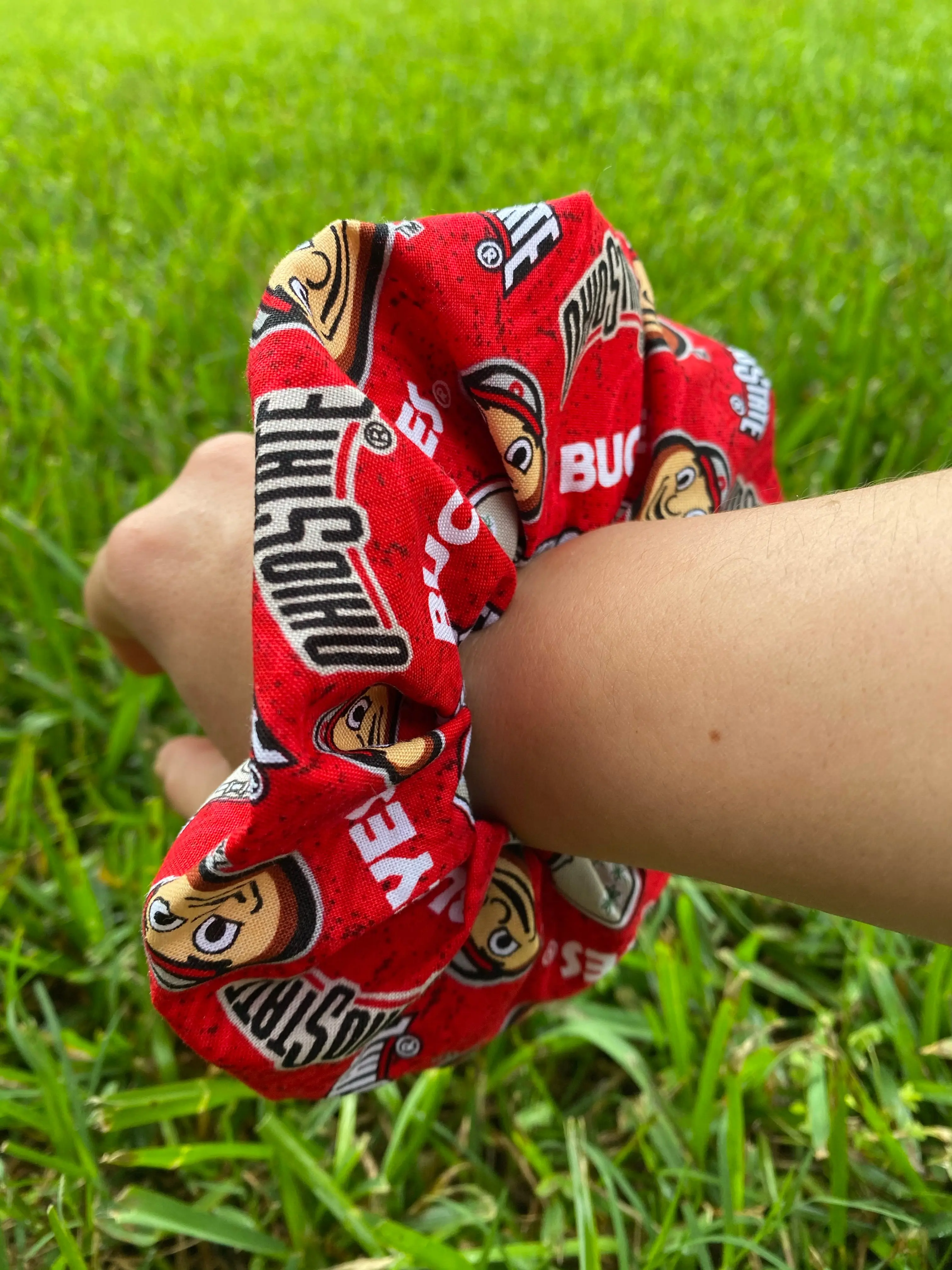 Ohio State Scrunchie Hair Tie Ponytail