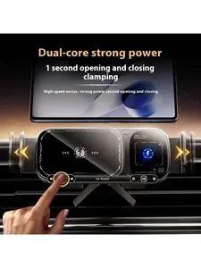 Wireless Car Charger Mount, Wireless Mobile Charger, Foldable Phone Holder for Navigation, Compatible with Various Devices, Easy Installation, Universal Fit