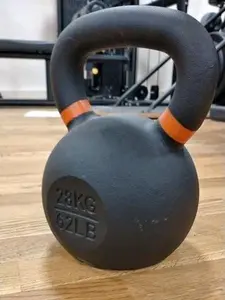 RUBBER COATED KETTLEBELLS, 28kg