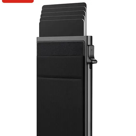 Fall Winter Rfid Wallet Credit Card Holder Men Wallets Business Smart Wallets Bank Cardholder Case Metal Thin Slim Pop Up Aluminium Minimalist Wallet Mini Purse,Gifts for Father,Boyfriend ,Grandpa,Husband,Friend,Brother,Gift for Men,Christmas,Thanksgiving