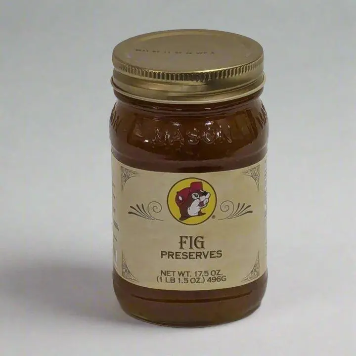 Buc-ee's Fig Preserves - 17.5 oz Jar, All-Natural, Artificial Color-Free, Rich Fig Flavor, Slightly Chunky, Ideal for Toast, Biscuits, Cheese Boards