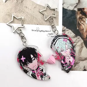 ALIEN STAGE Anime Valentine's Couple Keychain: IVAN & TILL Acrylic Charm - Cute Collectible Gift alnst  merch
