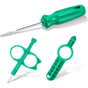 3 Pack Sprinkler Adjustment Tool Compatible with Hunter MP PGP, RainBird 5000 Sprinkler Head, Sprinkler Key Tool Adjustment Wrench for Lawn Irrigation Sprinkler System Repair, Green