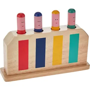 Pop Up Toy Multicolor Puppets |   Wooden Color Sorting Toys |   Color Matching Toys |   Preschool Learning Educational Toys Gifts for Kids Boys Girls Ages for 1 2 3 Years