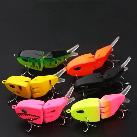 6-Pack Color-Match Raptor-Style Fishing Lure Set, Mini Glide Bait Swimbait with Hyperreal Eyes & Lifelike Swim, Freshwater/Saltwater Fishing Gear, Mini for All Fish, Ideal Gift for Family