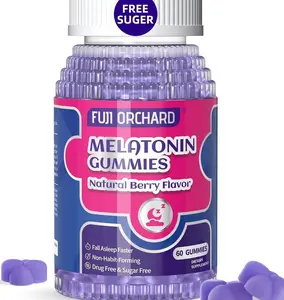 Melatonin Gummies 5mg - Natural Sleep Aid - Sleep Supplement - Sugar Free melatonin Gummies Match with Magnesium Helps You Fall Asleep Faster and Stay Asleep Longer - 60 Gummies Vegan