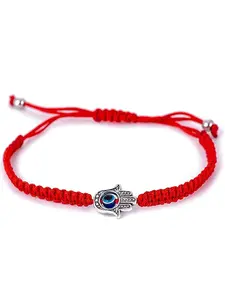 Amulet Bracelet, Adjustable Woven Rope, Hand Chain Bracelet, Trendy and Versatile Style for Unique Fashion Accessory and Gifts