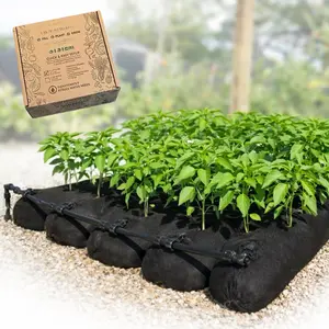 4x8 (32 sq ft)  Gardening Kit with Drip Irrigation System - Flexible Fabric Garden Planters for Outdoor , No Tools, Fits Any Space, Indoor & Outdoor Growing Solution