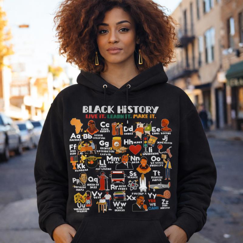 Black History Month Celebration Sweatshirt, Black History Graphic Tee for Teachers, Educational Pride Shirt, Black History Month Hoodie Unisex