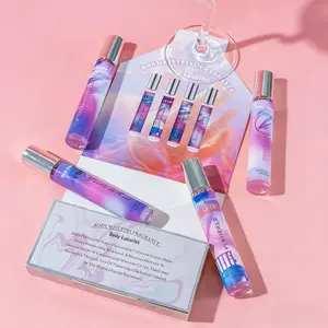 Women’s four-piece perfume spray set; women’s travel-size perfumes; suitable for everyday wear, dates, parties, and gifting; four different scents; long-lasting fragrance