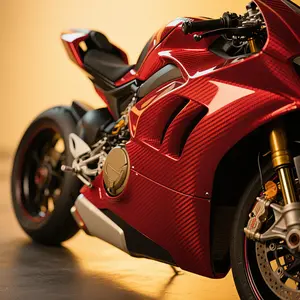 3D Red Car Wrap Vinyl Glossy Dynamic DIY Color Change Film for SUV Truck Motorcycle Easy Install Removable 12x60 58x60 inches Carwrap Dicarculture