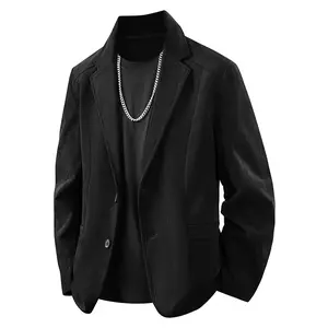 Men's Suit Jacket, Comfortable Casual Corduroy Suit, Vintage Casual Warm Suit Jacket