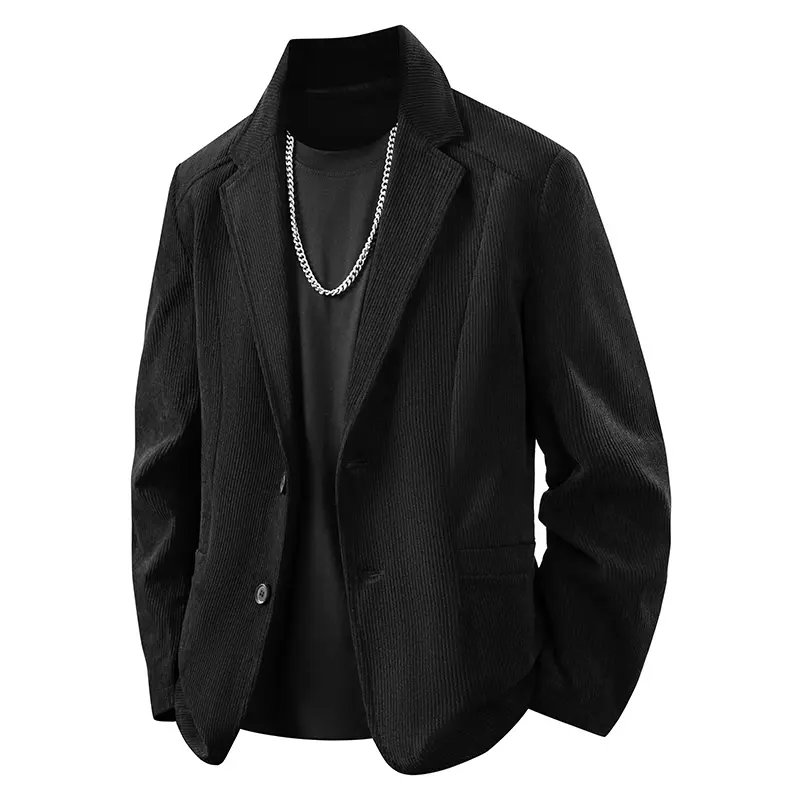 Men's Suit Jacket, Comfortable Casual Corduroy Suit, Vintage Casual Warm Suit Jacket