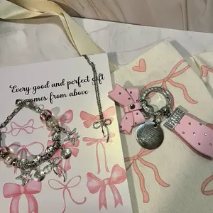 Bow & Believe Bundle - Necklace, Keychain, Bracelet, Journal, Tote Bags