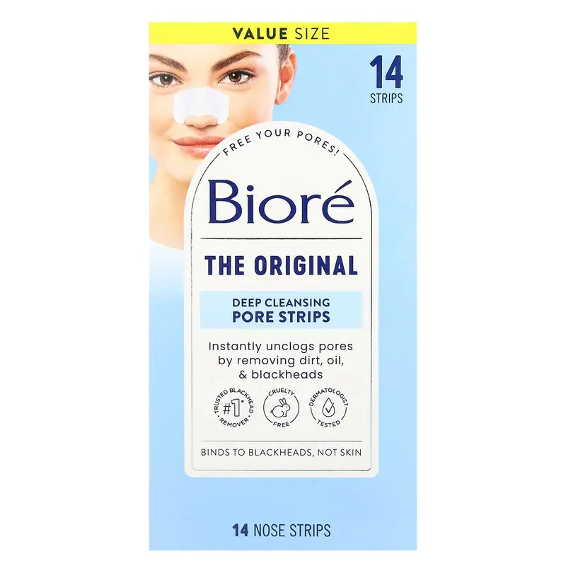 Biore Deep Cleansing Pore Strips, 14 Nose Strips