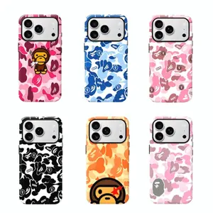 Bape Protective Camo Streetwear Compatible with iPhone 17, 16, 15, 14, 13, 12, 11, X & Galaxy – check our available sizes.