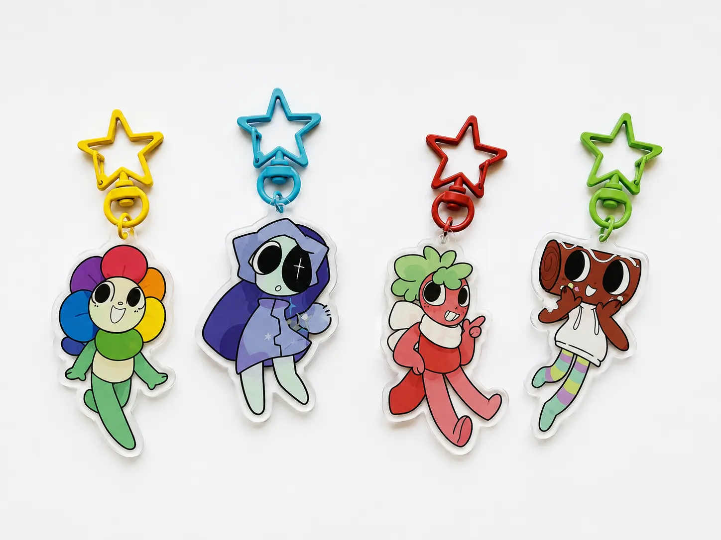 Dandy World Acrylic Keychains Birthday Gift For Fan Bags Accessories