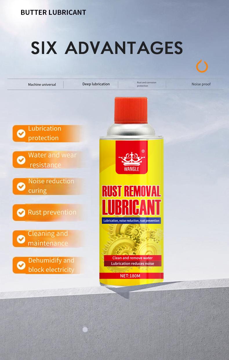 Multi-Function Rust Removal Spray-5.8oz forLubrication, Rust Prevention & Noise Reduction