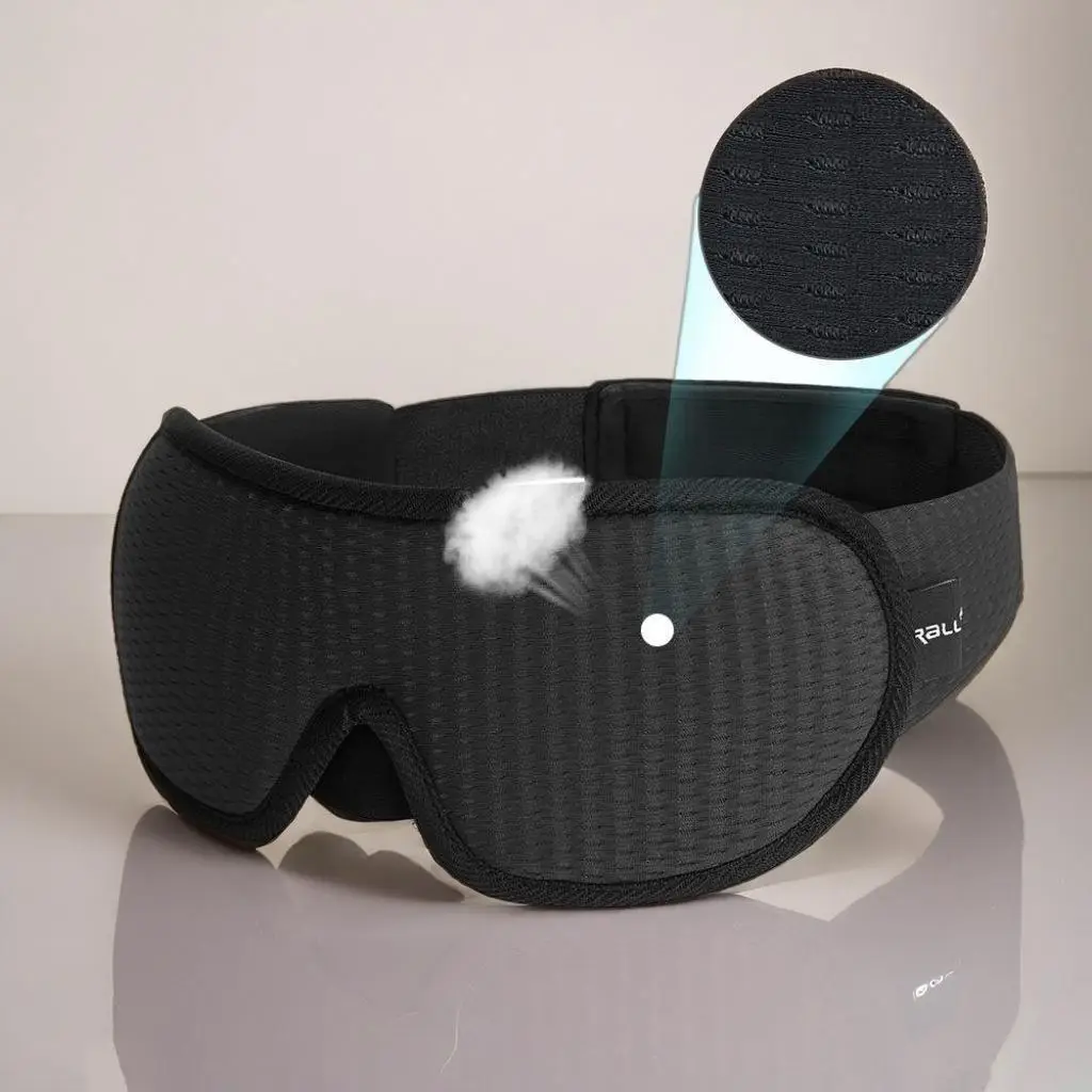 3D Blackout Sleep Mask, Eye Mask For Sleeping, 3D Sleeping Mask For Women & Men, Comfortable & Breathable Sleep Tool