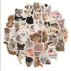 [Random 5 stickers] Cute Cat & Dog Sticker Pack