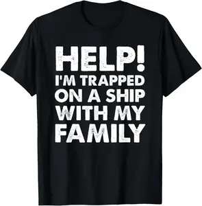100% Cotton Funny Family Cruise Shirt Matching Vacation T-Shirt Cruising T-Shirt