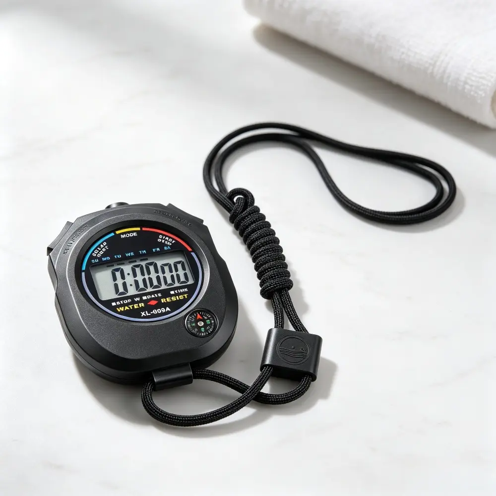1/3/5pcs Handheld Digital Sports Stopwatch Timer - Large LCD Screen, Strap, Hanging Rope, Waterproof Multifunctional Tool for Coach's Running Training, Fitness Competitions, Track and Field Refereeing