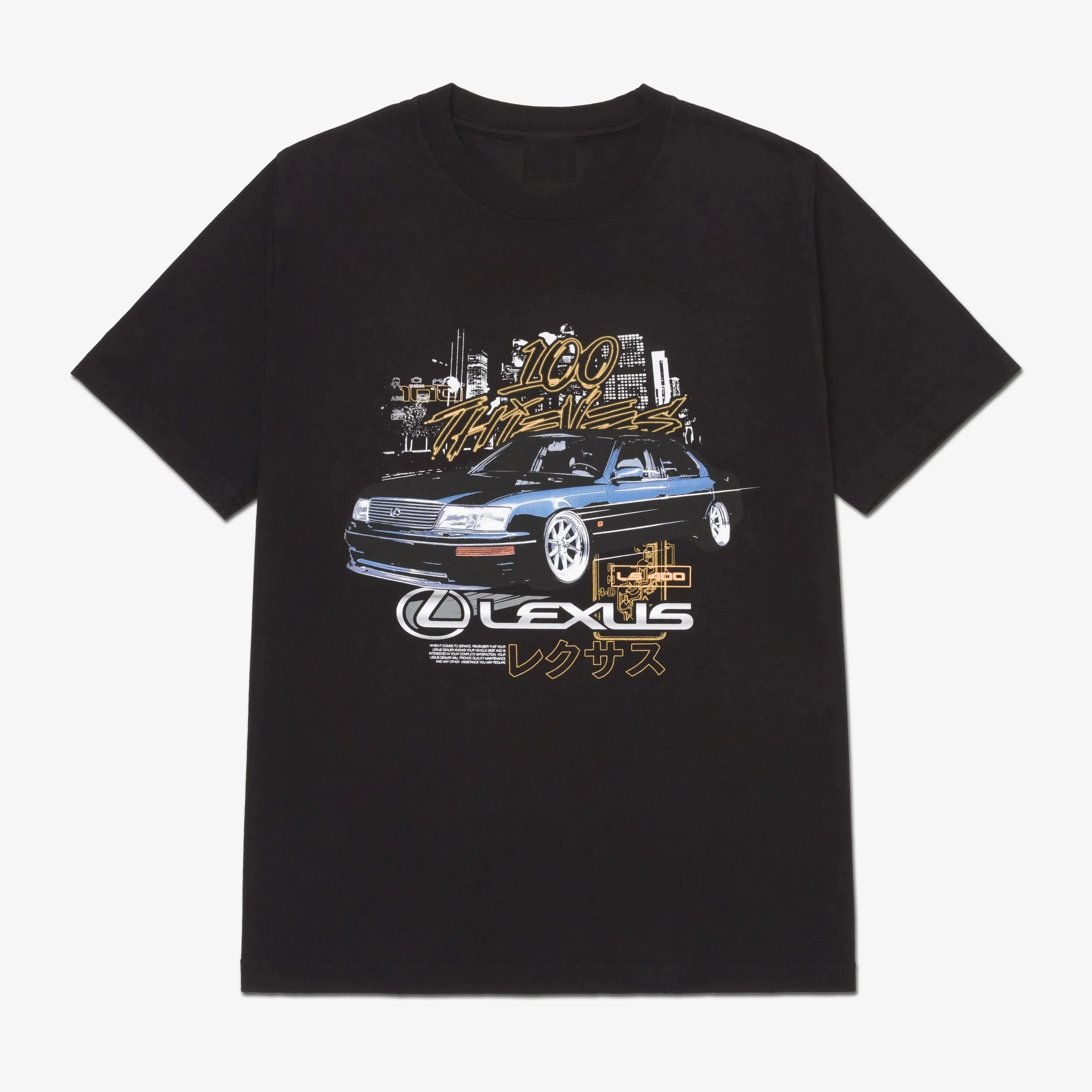 Lexus LS400 Black T-Shirt Sweatshirt Hoodie MADE IN USA