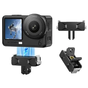 Magnetic Quick Release Adapter Mount for Dji Osmo Action 5 Pro/4/3/360, Dual Claw Extension Base Stand, Dji Osmo Action Accessories
