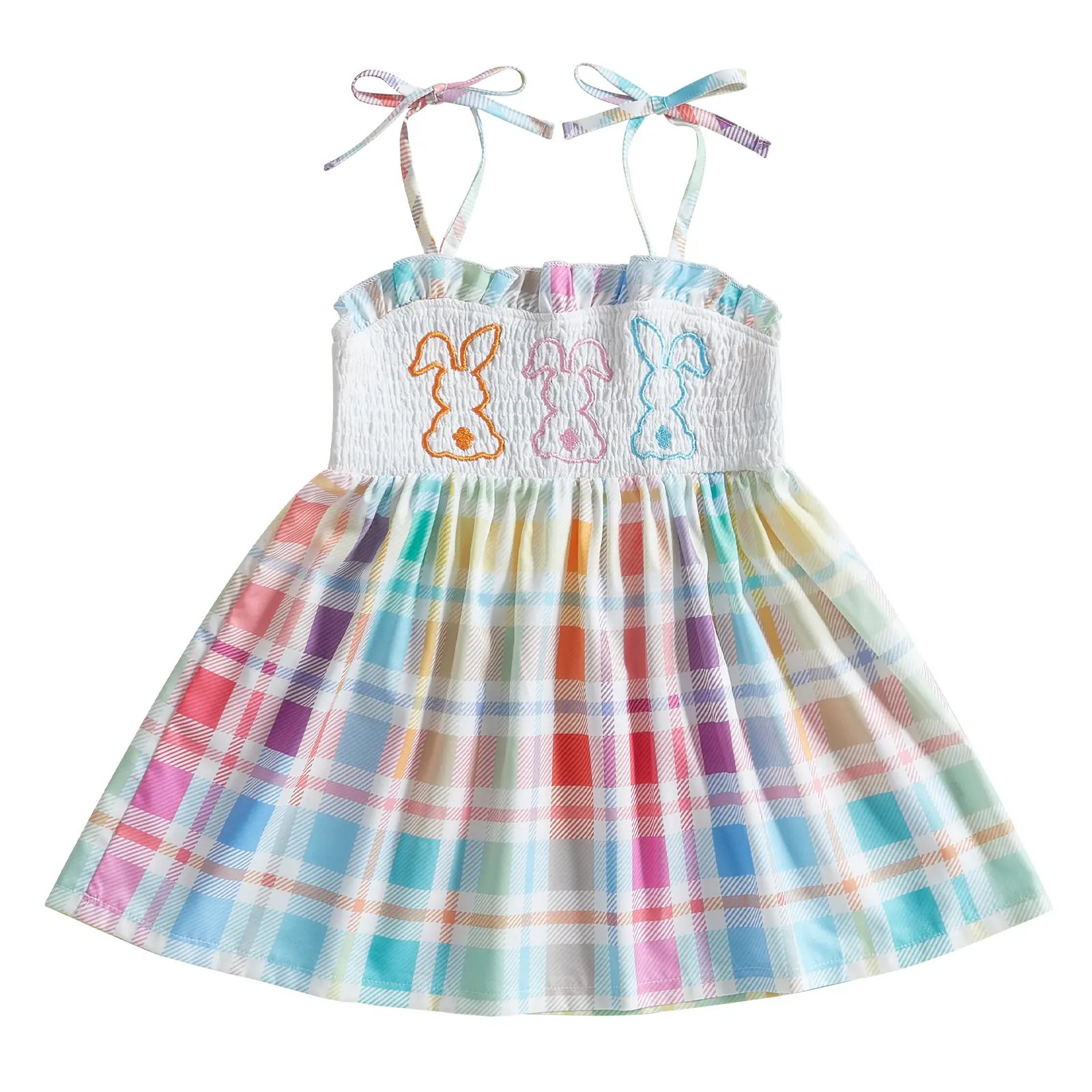 fall plaid dress toddler Long-Sleeve Plaid Collared Dress for Toddler Girls main image 0