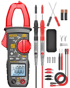 【Father's Day Gifts】ANENG ST180 Clamp Multimeter for Electricians & DIYers, 4000-Count Digital Measuring Tool, Measures AC/DC Voltage, Current, Resistance, Capacitance, Frequency with NCV and Backlight，Father's Day Gifts