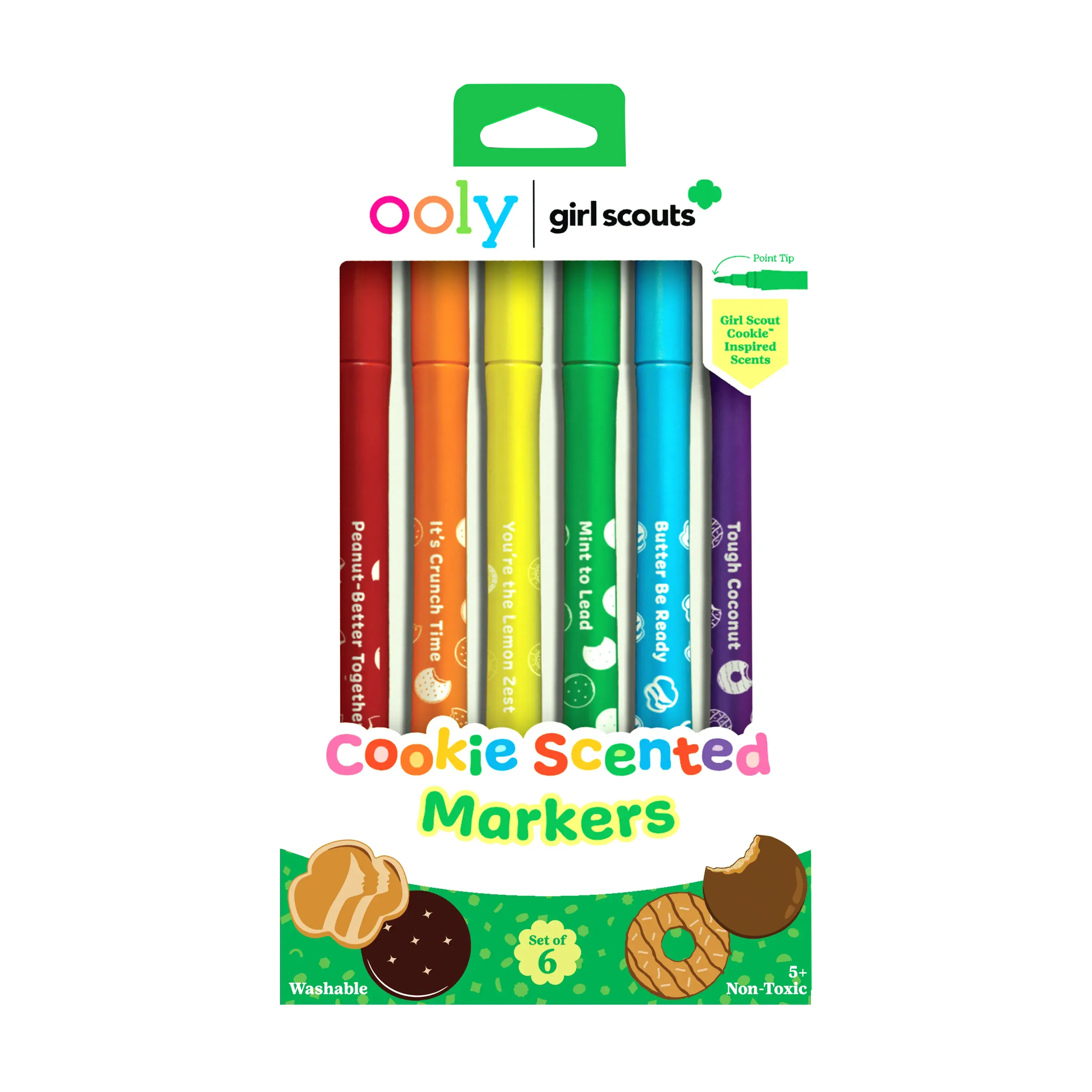 OOLY x Girl Scouts Cookie Scented Markers - Set of 6