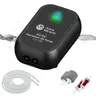 AquaMiracle Rechargeable Li-ion USB Aquarium Air Pump - 4000mAh, 2W, 0.015mpa Output, 120gal Capacity, 15s/15s Power Save, Single/Dual Outlet, Portable, Check Valve, Airline Tubing, Periodic Mode for Freshwater/Saltwater, Power Outages