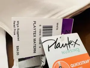 Playtex Nursing Bra Shaping Foam WireFree Flex Fit Sz 2XL White NWT 42DD 44B-C-D