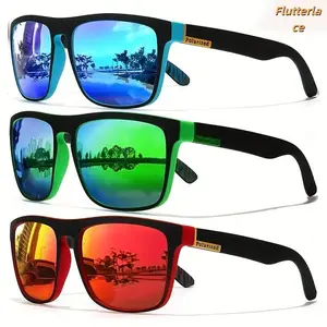 3-Pack Trendy Vintage Square Sunglasses for Men & Women – Polarized UV400 Lenses, Designer Luxury Glasses for Driving, Fishing, Travel, Outdoor Fun & Everyday Wear