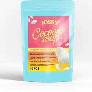 JOSSY ORGANIC Cocoons soap Scrub 10 pcs Clear your pores. Smooth your skin. No more blackheads Skincare Acne