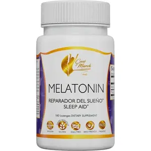 Coco March Melatonin 3 mg Relaxation- Sleep 180 Lozenges Exp 2/27