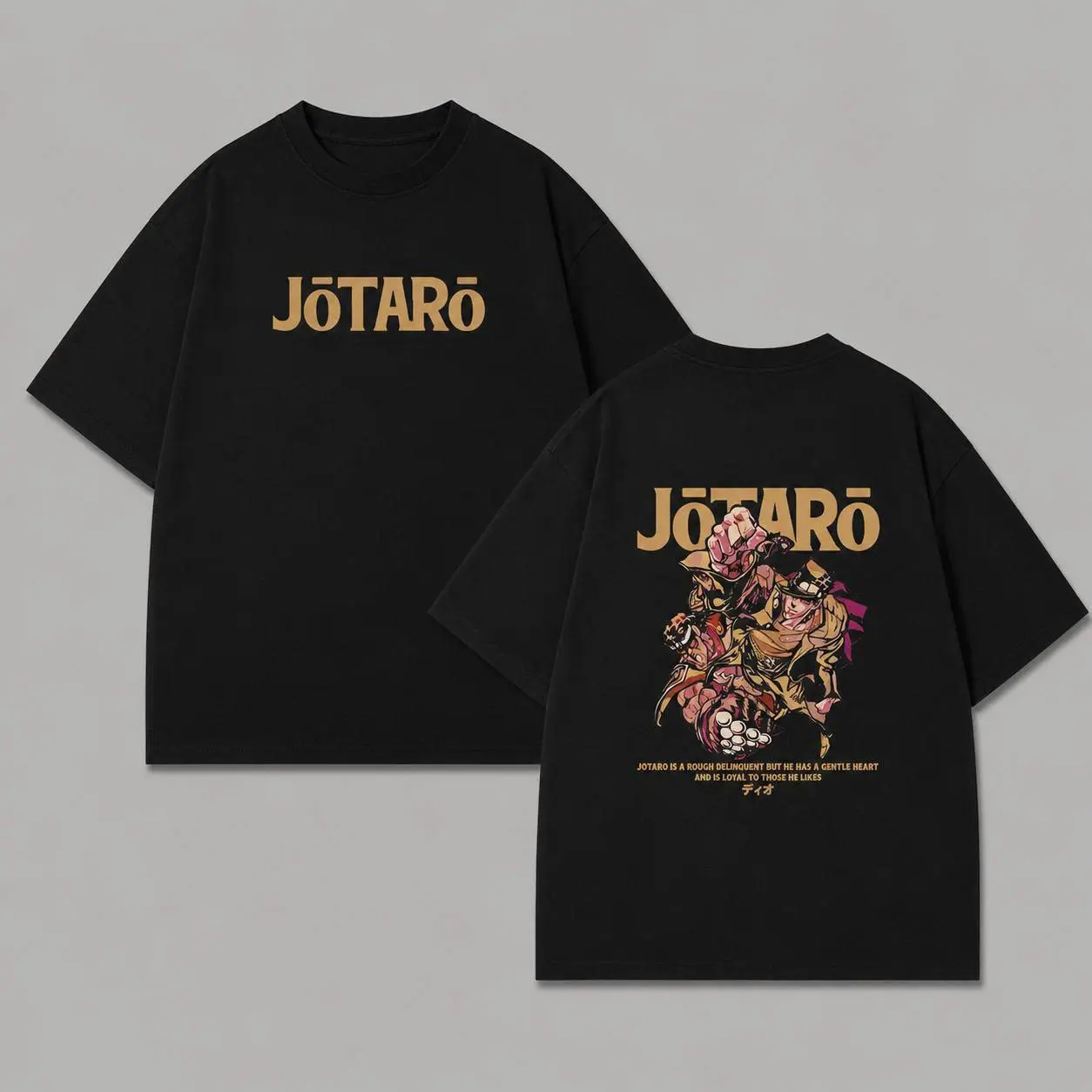 Jotaro Kujo Graphic Tee | JoJo's Bizarre Adventure Anime Streetwear T-Shirt