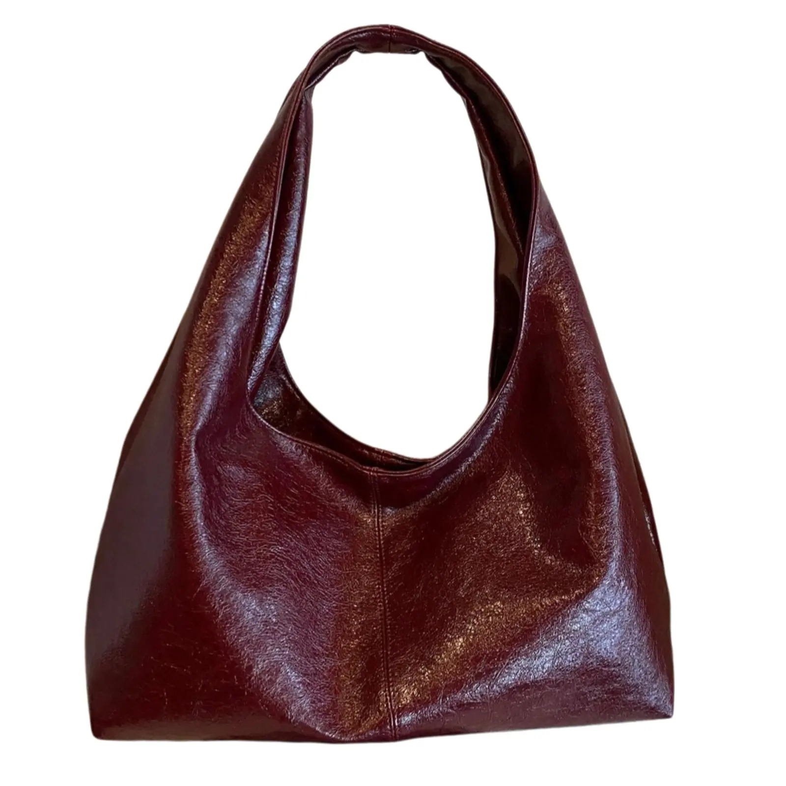 Vintage Commuter Large Capacity Shoulder Bag for Women New Soft Leather Bag Simple and Versatile Crossbody Tote Bag, Retro Inspired Bag for Women